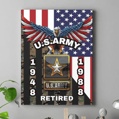 Personalized Veterans Canvas Painting - Gifts for Veterans - OLESA