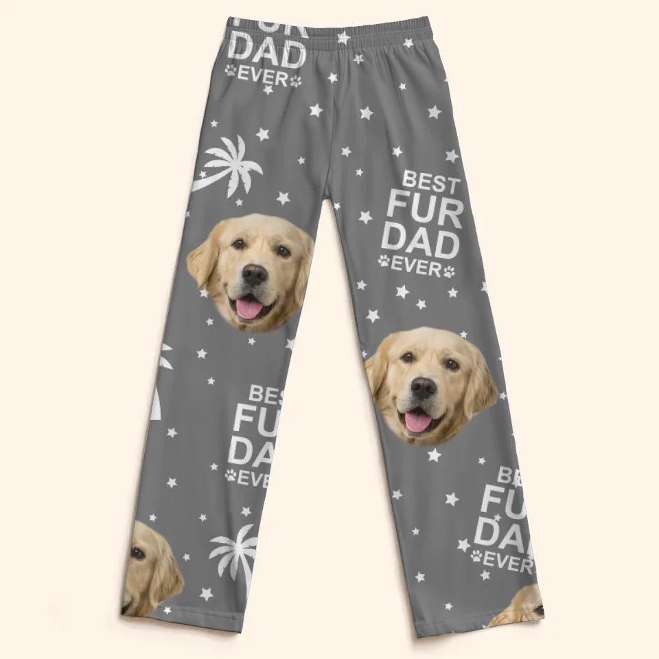 Pet Photo Customized Pajamas - Personalized Pet Photo and Caption Coconut Pattern Pajamas - A Gift For Pet Lovers,Pet Owners - OLESA