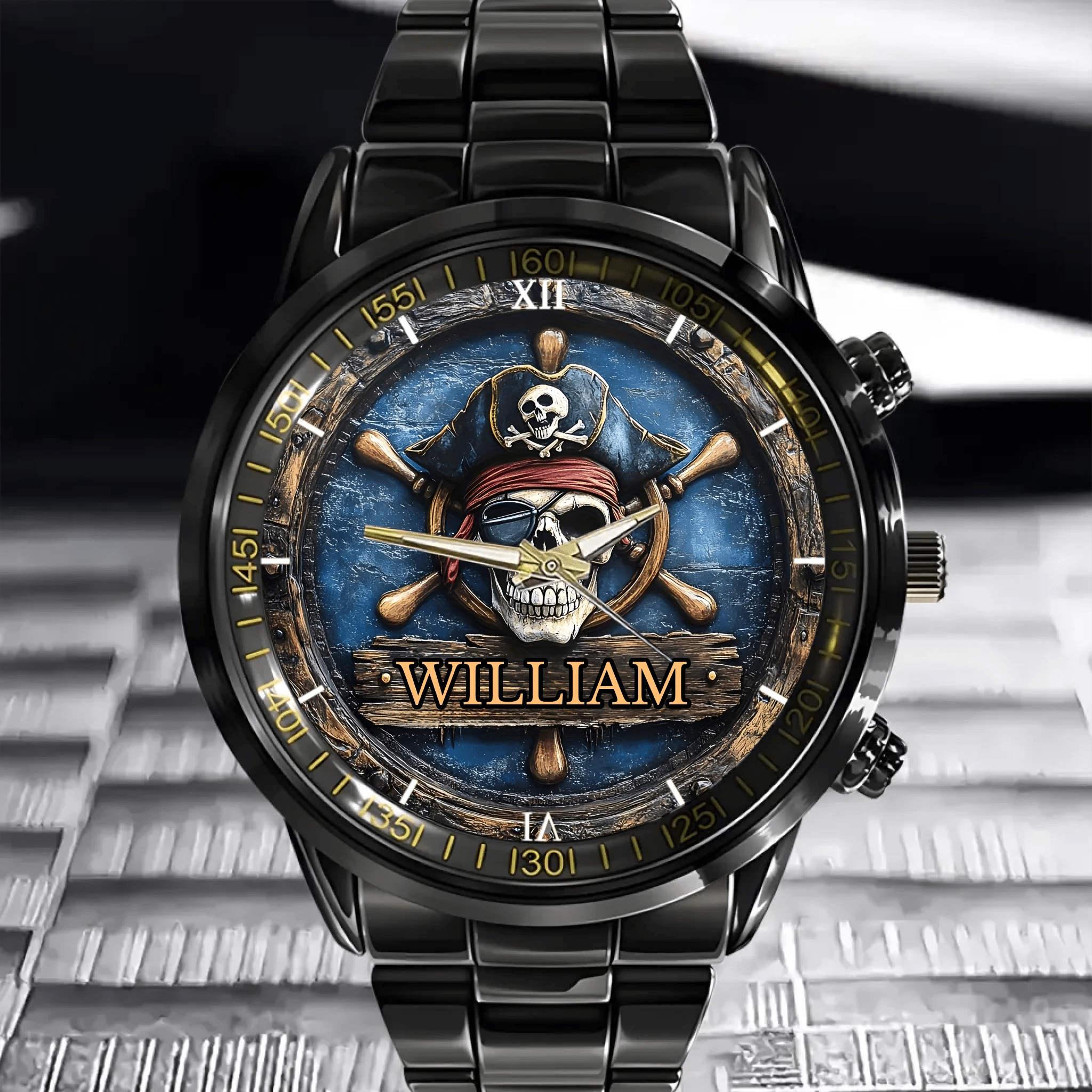 Pirate Captain - Personalized Name Watch - OLESA