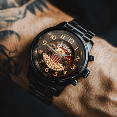 🍿&🎬Popcorn Movie Theater Customized Watch - Personalized Name - Artistic Gifts For Movie Lovers - OLESA