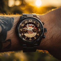 🍿&🎬Popcorn Movie Theater Customized Watch - Personalized Name - Artistic Gifts For Movie Lovers - OLESA