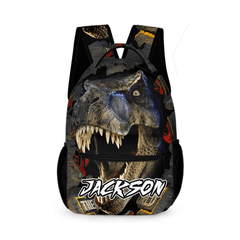 Powerful Dinosaur Customized Backpack - Personalized Name - Dinosaur Enthusiast Gift - OLESA