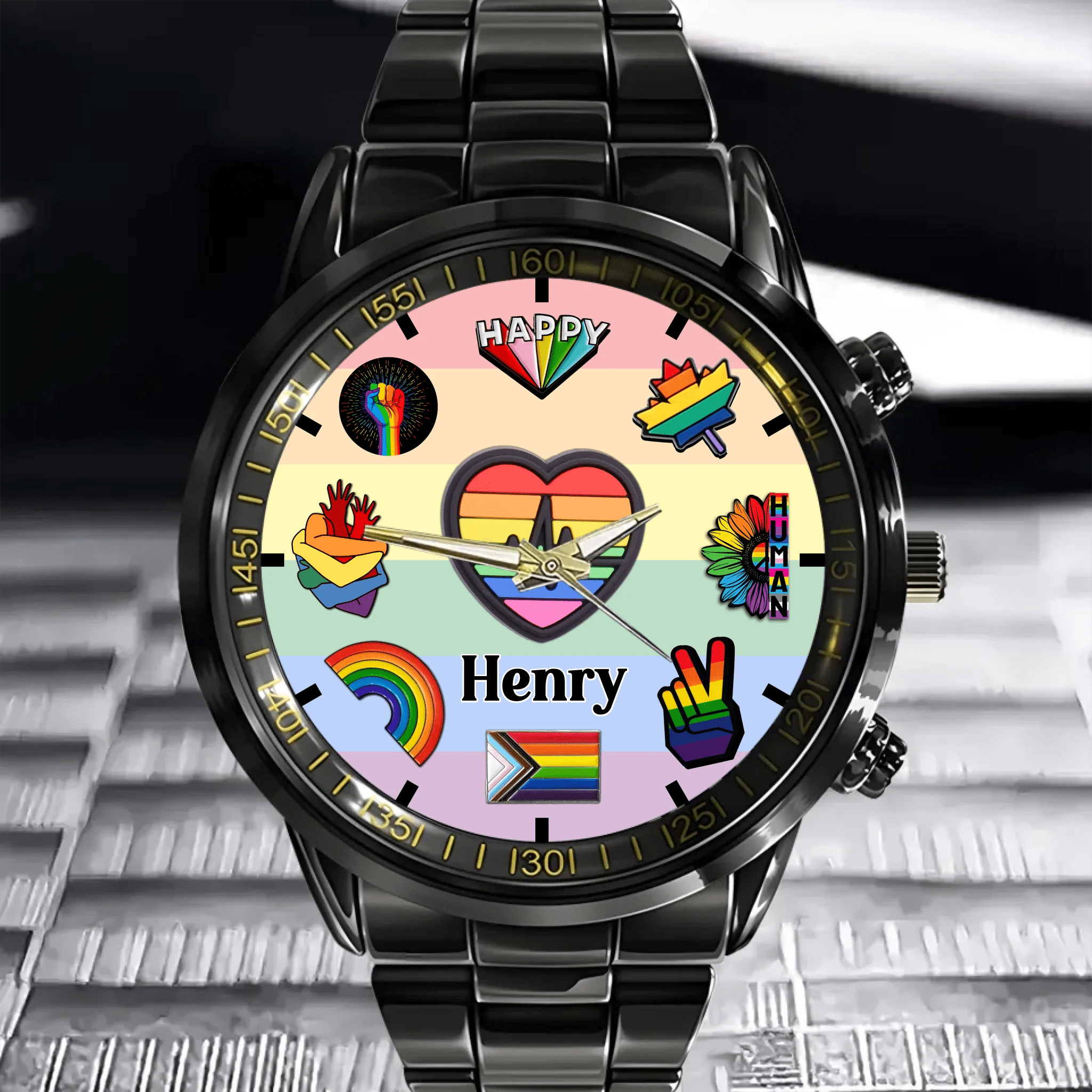 Pride Rainbow - Personalized Watch - OLESA