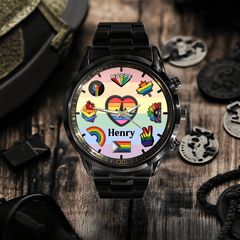 Pride Rainbow - Personalized Watch - OLESA