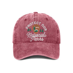 Protect Our National Parks Customized Cap - Personalized Baseball Cap - OLESA