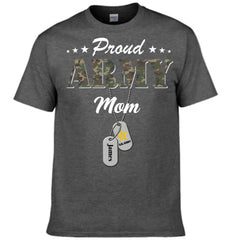 Proud Army Mom Personalized Army Mom Shirt, Military Family Member Shirt, Military Graduation Shirt - OLESA
