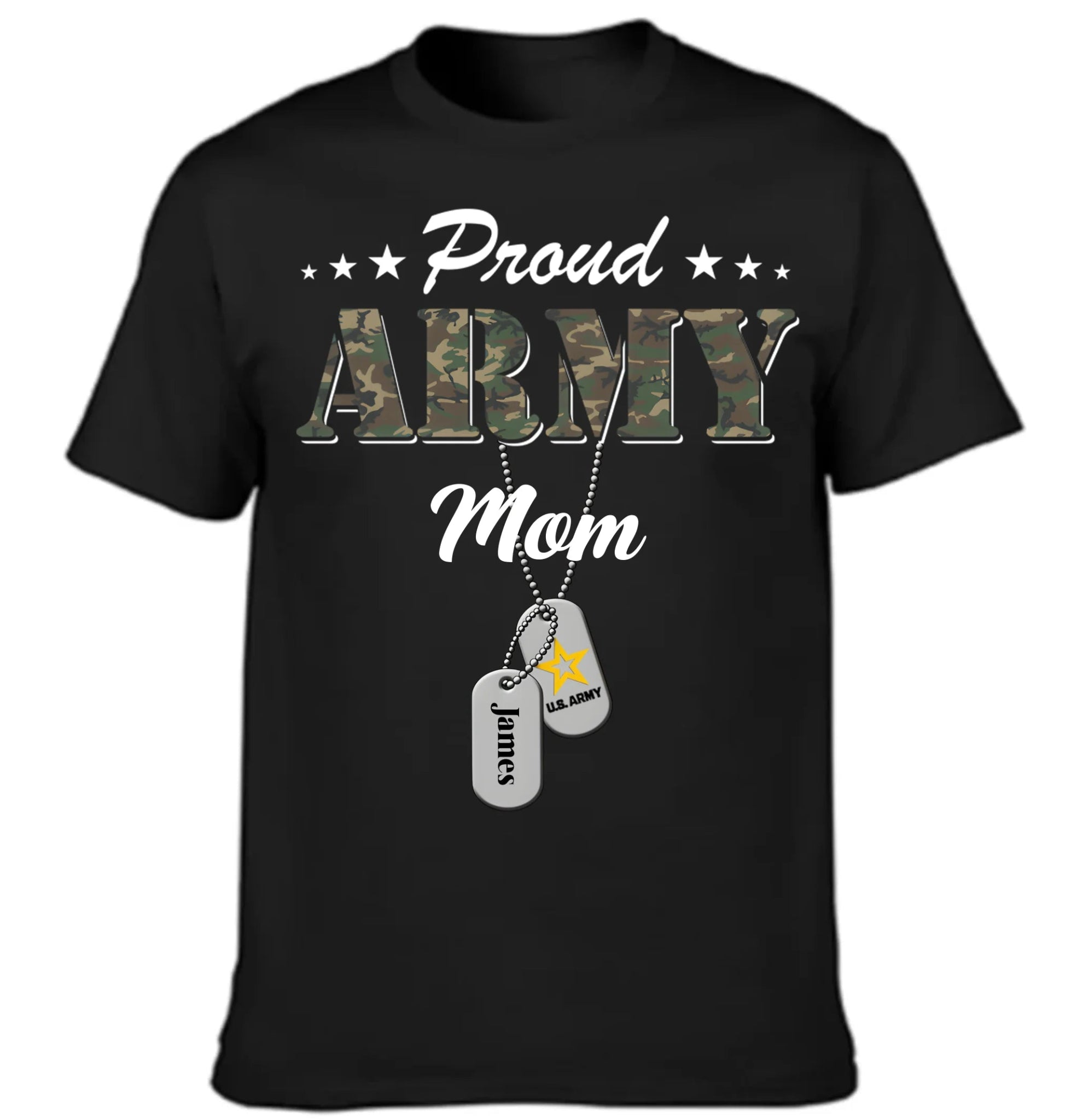 Proud Army Mom Personalized Army Mom Shirt, Military Family Member Shirt, Military Graduation Shirt - OLESA