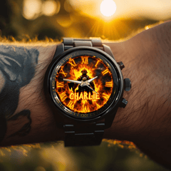 Proud Firefighter - Personalized Name Watch - Special Gifts - OLESA