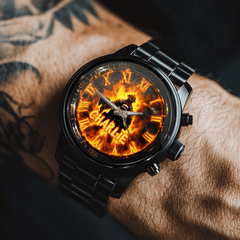 Proud Firefighter - Personalized Name Watch - Special Gifts - OLESA