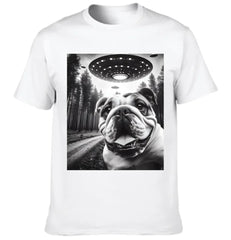 Pug and UFO Encounter Theme Costume - A Gift For Friend,Family,Colleagues,Fellow Student,Roommates - OLESA