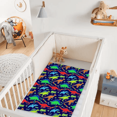 Raaa! Cool Fluorescent Cartoon Dinosaur Blanket - Gift For Kids Who Love Dinosaurs! - OLESA