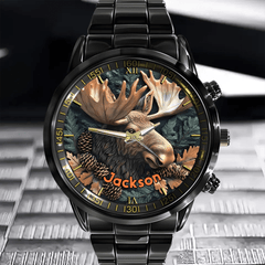 Relief - style Forest Deer Custom Watch - Personalized Watch - OLESA