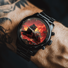 Runes and Animals Watch - Personalized Name - OLESA