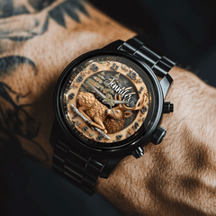 🦌Rural Deer Natural Style Watch - Personalized Name Watch - OLESA