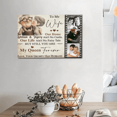 Sentimental Gift for Wife Personalized Gift from Husband Canvas Print - OLESA