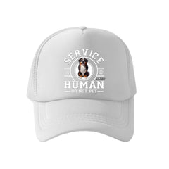 Service Human, Do Not Pet - Dog Personalized Custom Vintage Washed Denim Baseball Cap - Father's Day, Mother's Day, Gift For Mom, Dad, Pet Owners, Pet Lovers - OLESA