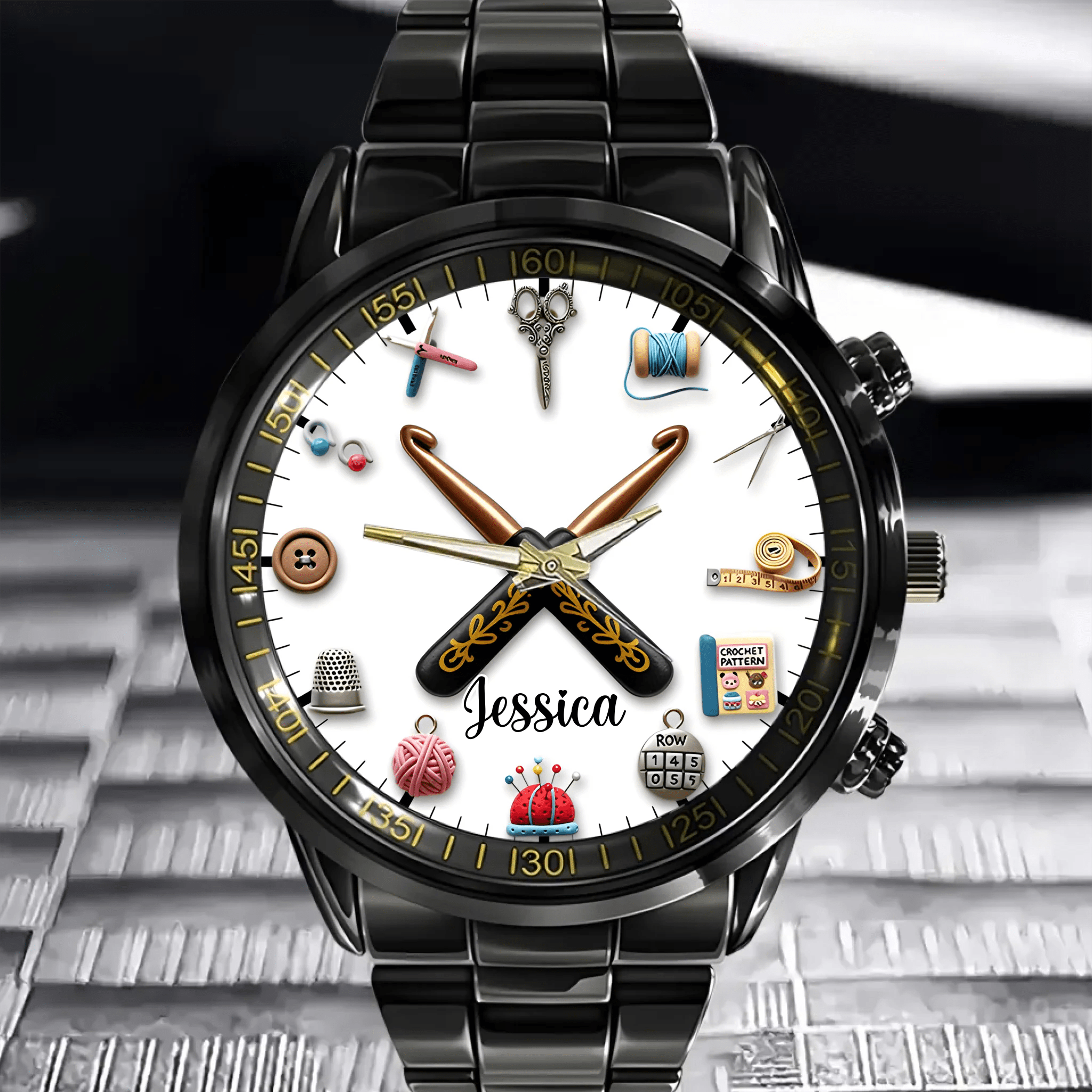Sewing Time - Personalized Sewing Women Hand Watch - OLESA