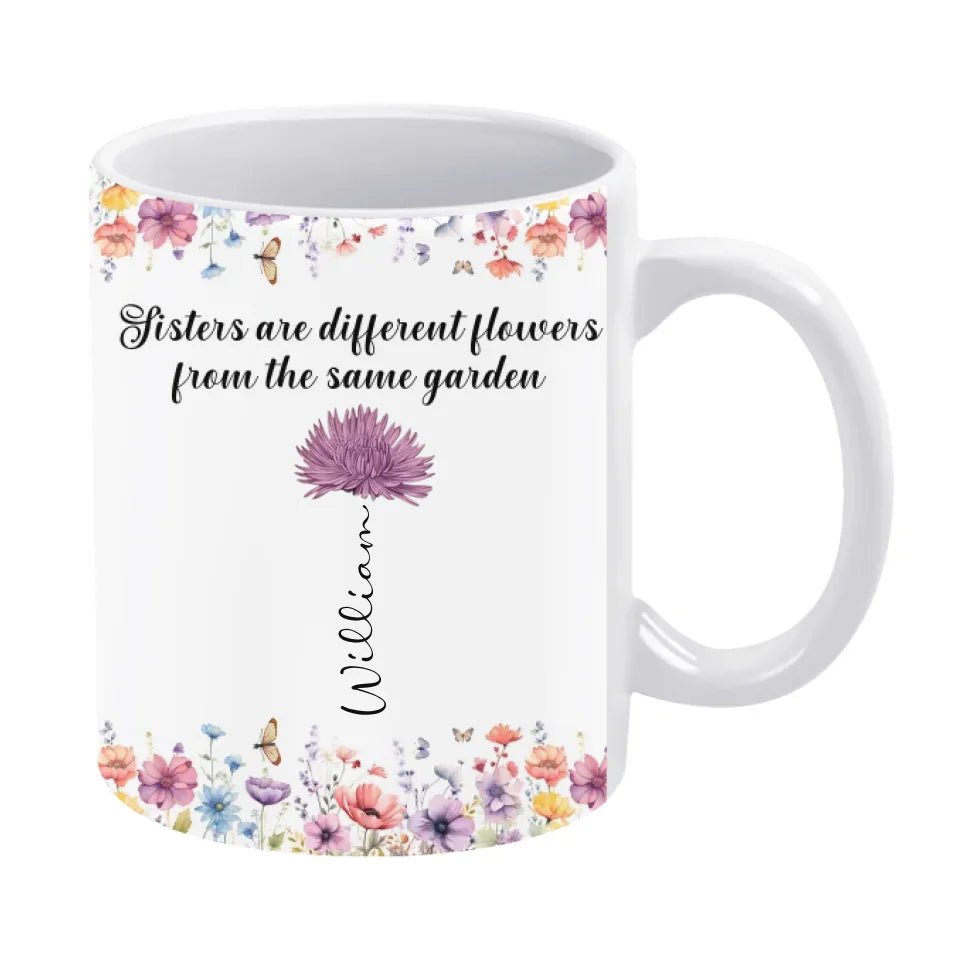 Sisters Together - Personalized 3D Inflatable Coffee Mug - A bBirthday Gift For a Good Friend! - OLESA