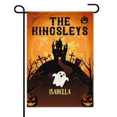 Some Little Ghosties On Halloween - Personalized Funny Flag - OLESA