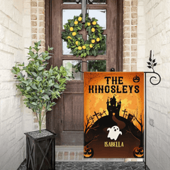 Some Little Ghosties On Halloween - Personalized Funny Flag - OLESA