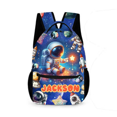 🧑‍🚀Space of Astronaut Clipart Custom Backpack - Personalized Name - Back - to - school Gifts - OLESA