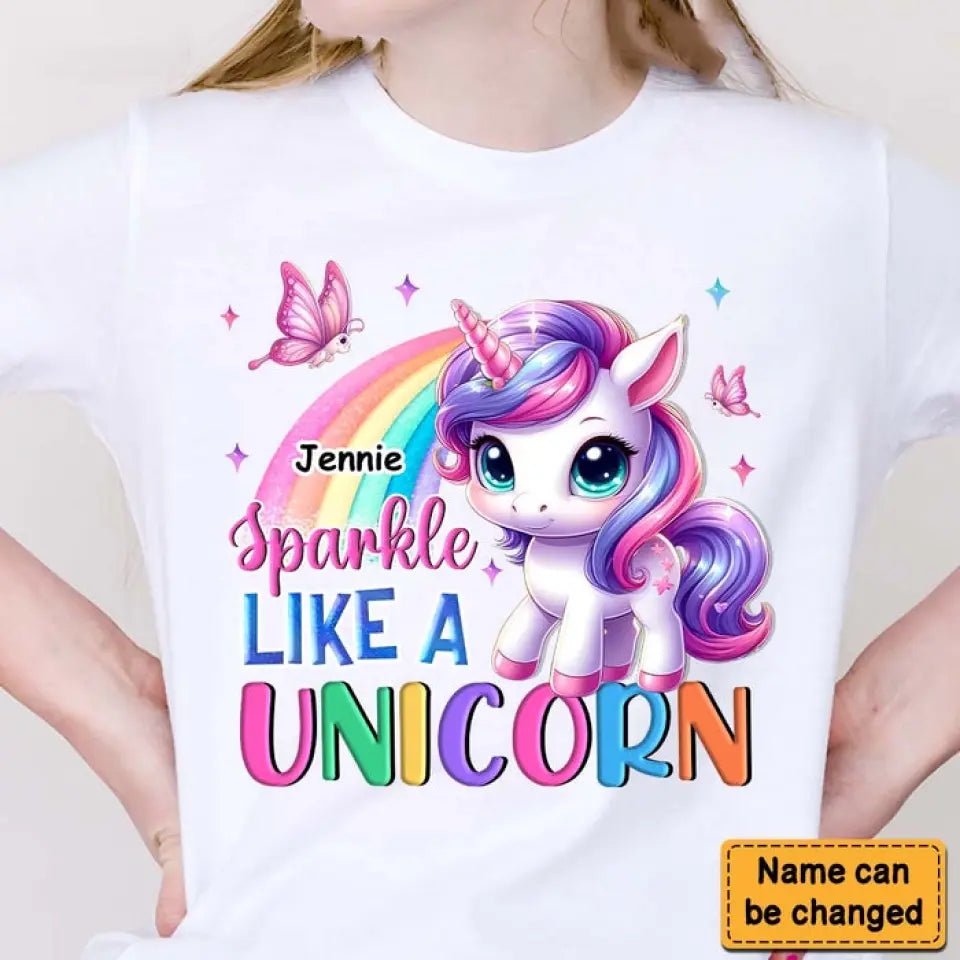 Sparkle Like A Unicorn Kid T Shirt - OLESA
