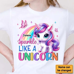 Sparkle Like A Unicorn Kid T Shirt - OLESA