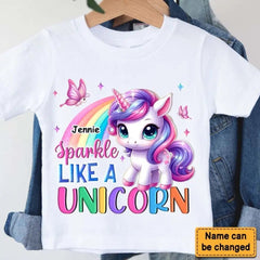 Sparkle Like A Unicorn Kid T Shirt - OLESA