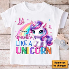 Sparkle Like A Unicorn Kid T Shirt - OLESA