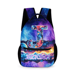 Splendid Milky Way Galaxy Customized Schoolbag - Personalized Initial and Name Backpack - Back - to - school Season - OLESA