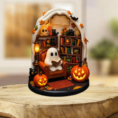 👻Spooky Ghost - Personalized Custom Shaped Acrylic Plaque - Halloween Ornament - OLESA