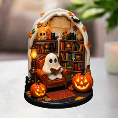 👻Spooky Ghost - Personalized Custom Shaped Acrylic Plaque - Halloween Ornament - OLESA