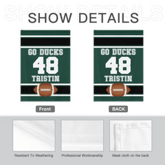 Sport Decorative Flags - Minimalist Personalized Football Flag - Gift For The School Athletes,Children - OLESA