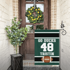 Sport Decorative Flags - Minimalist Personalized Football Flag - Gift For The School Athletes,Children - OLESA