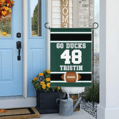 Sport Decorative Flags - Minimalist Personalized Football Flag - Gift For The School Athletes,Children - OLESA