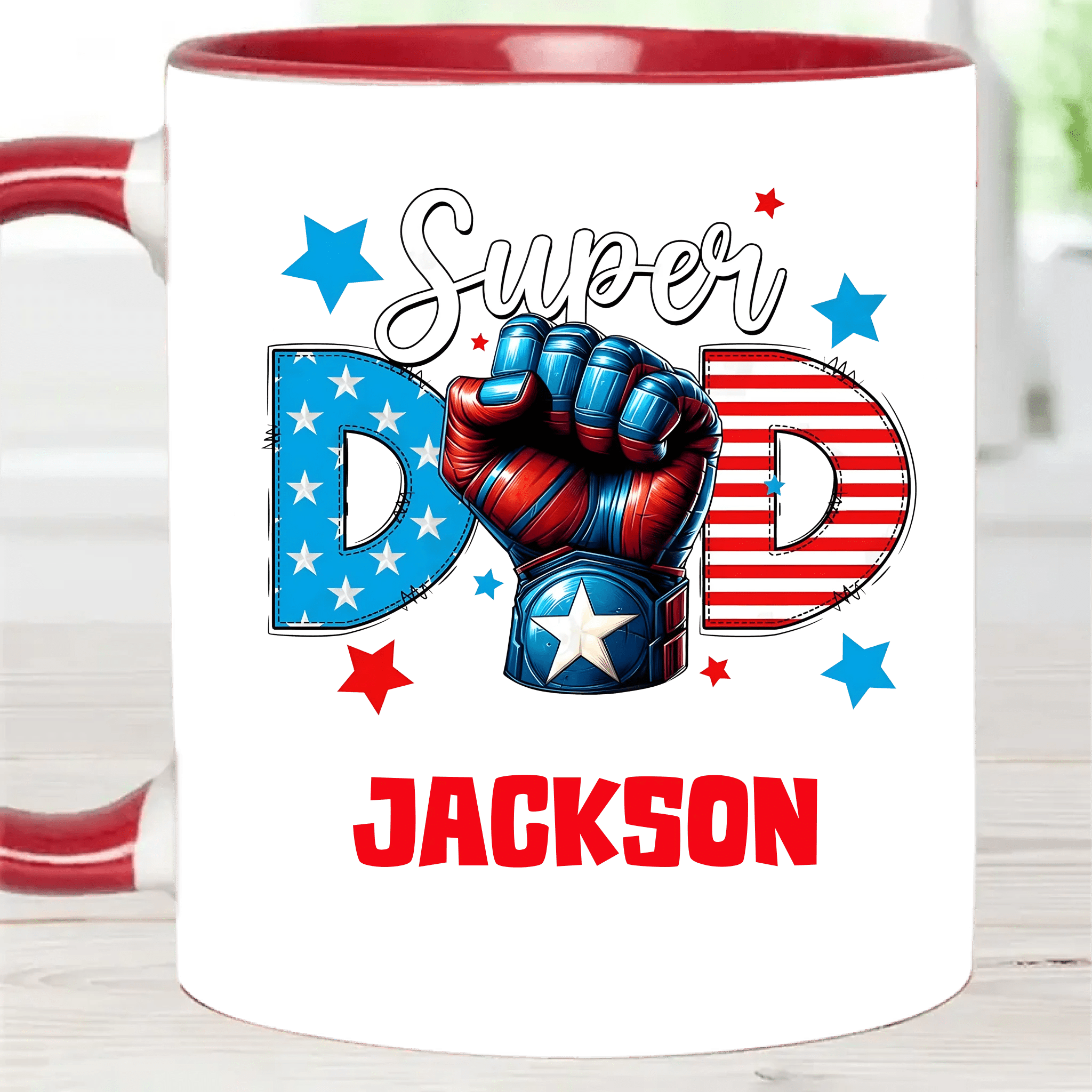 Super Dad - Personalized Mug For Dad - OLESA