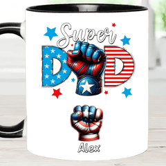 Super Dad - Personalized Mug For Dad,Gift For Dad - OLESA