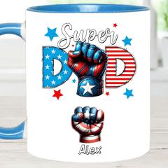 Super Dad - Personalized Mug For Dad,Gift For Dad - OLESA