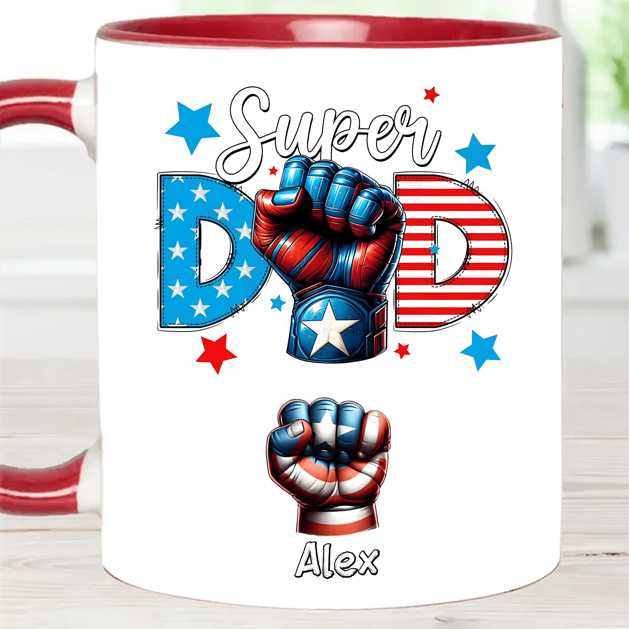 Super Dad - Personalized Mug For Dad,Gift For Dad - OLESA