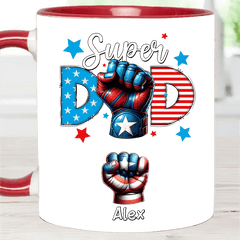Super Dad - Personalized Mug For Dad,Gift For Dad - OLESA