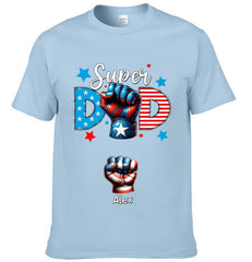 Super Dad - Personalized t-shirt For Dad,Gift For Dad - OLESA