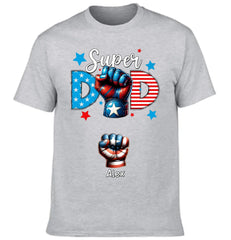 Super Dad - Personalized t-shirt For Dad,Gift For Dad - OLESA