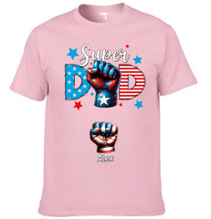 Super Dad - Personalized t-shirt For Dad,Gift For Dad - OLESA