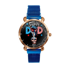 Super Dad - Personalized Watch For Dad,Gift For Dad - OLESA
