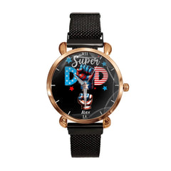 Super Dad - Personalized Watch For Dad,Gift For Dad - OLESA