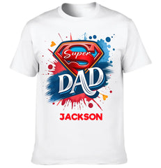 Super Hero - Dad | Personalized Name Clothes - Father's Day Gift - OLESA
