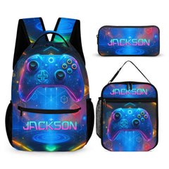 Technological Style Customized Backpack with Game Controller - Personalized Name - OLESA