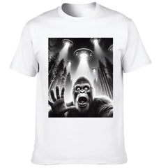 Terrified Orangutan and UFO Selfie Fun Costume - A Gift For Friend,Family,Colleagues,Fellow Student,Roommates - OLESA
