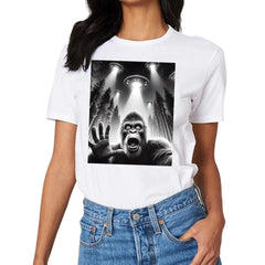 Terrified Orangutan and UFO Selfie Fun Costume - A Gift For Friend,Family,Colleagues,Fellow Student,Roommates - OLESA