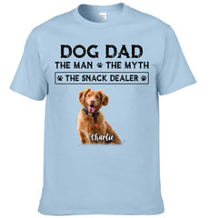 THE MAN THE MYTH - Custom Photo Dog Dad Clothes - Gifts for Pet Owners - OLESA